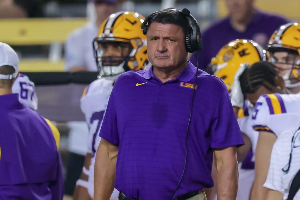 LSU coach Ed Orgeron