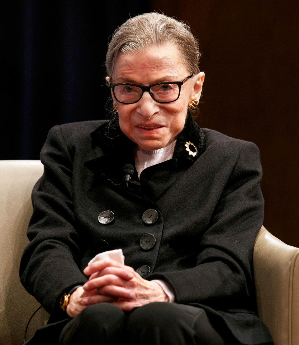 The Supreme Court Justice announced that she was "cancer-free" in January 2020 after receiving treatment for pancreatic cancer that summer. Ginsburg had been treated for cancer five times throughout her life, including colon cancer in 1999, surgery for early-stage pancreatic cancer in 2009 and surgery to remove cancer in her lung in 2018. Ginsberg died from pancreatic cancer in September 2020.