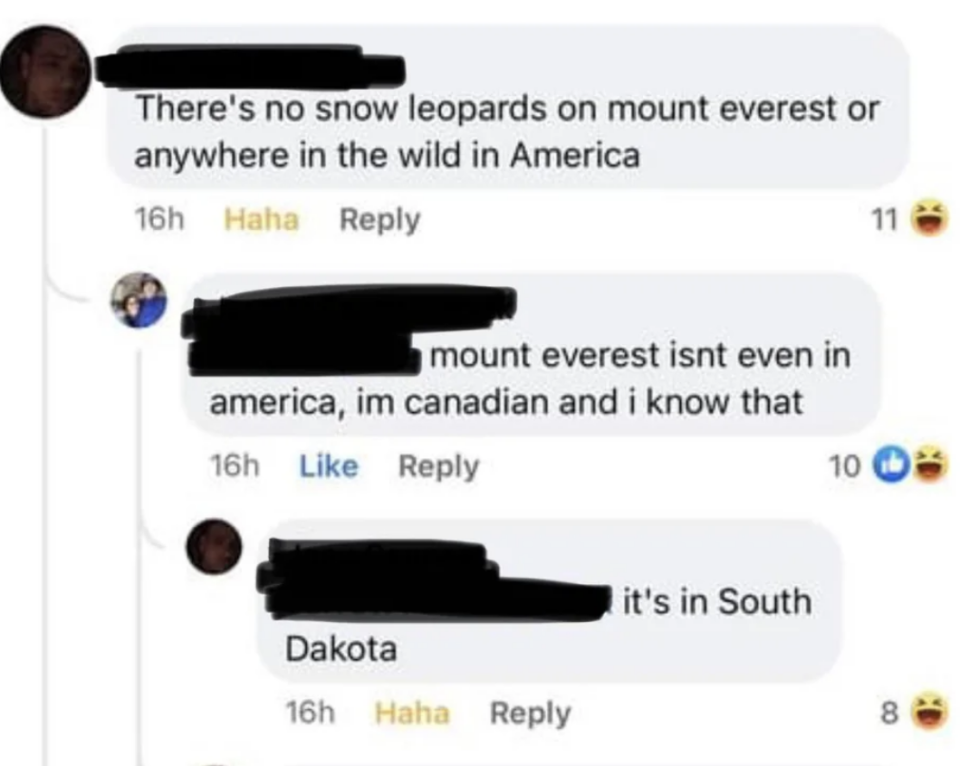 "it's in South Dakota"