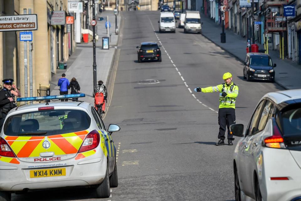 Police are enforcing the lockdown with fines and spot checks: PA