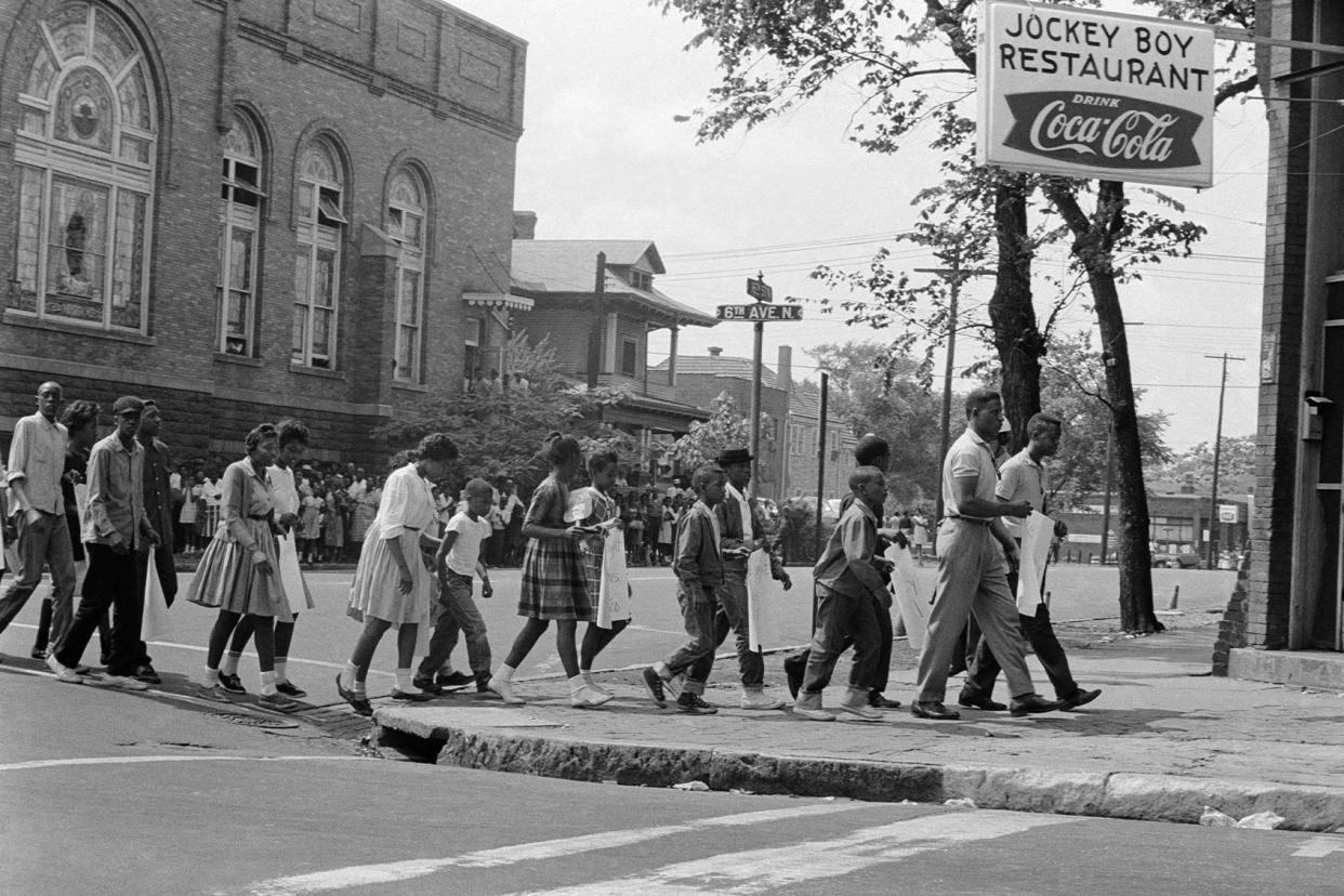 1963 Student Protest Against Segregation AFP via Getty Images