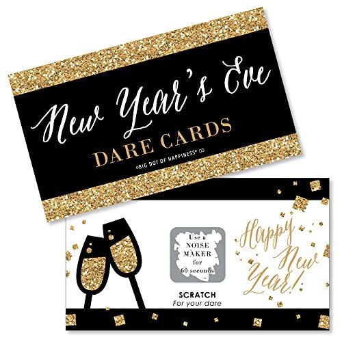2) New Year's Eve Party Game Scratch Off Dare Cards