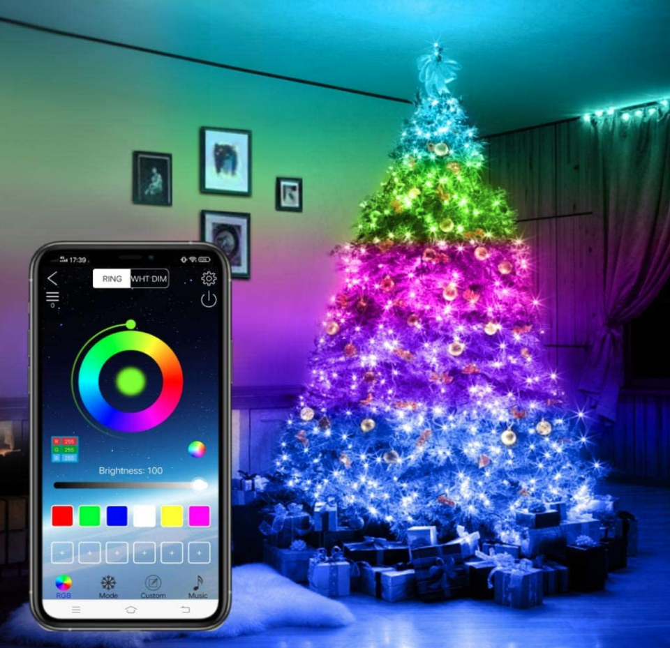 Christmas Tree Decoration Lights, Smart App Controlled Christmas Lights, for Christmas Tree - $48.99 