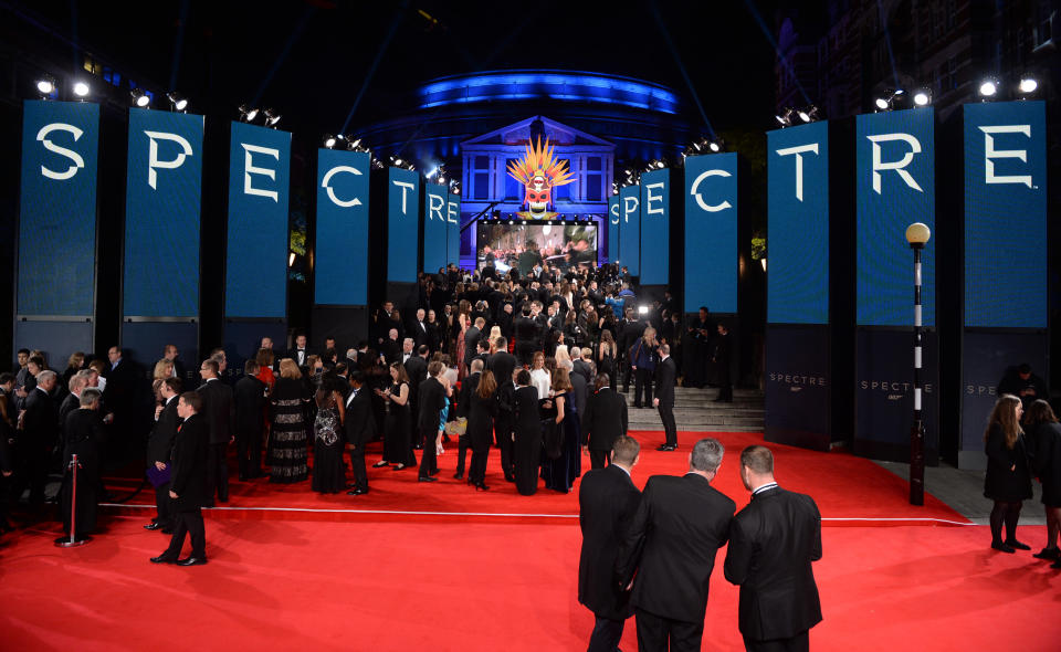 The premiere of Spectre at Royal Albert Hall. (Photo by Rune Hellestad/Corbis via Getty Images)