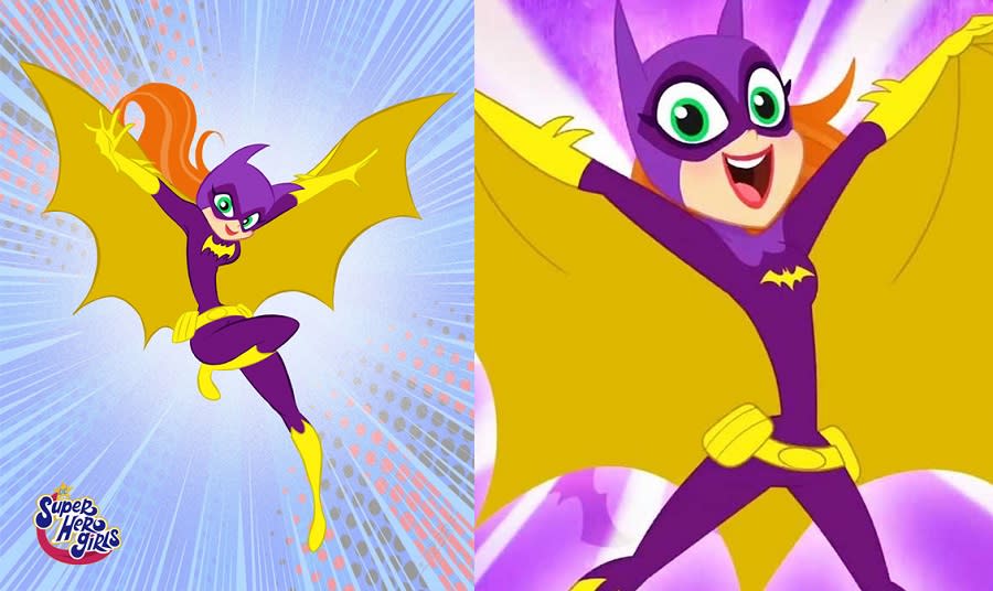 Artist Lauren Faust gives Batgirl a new look for the second version of DC Super Hero Girls