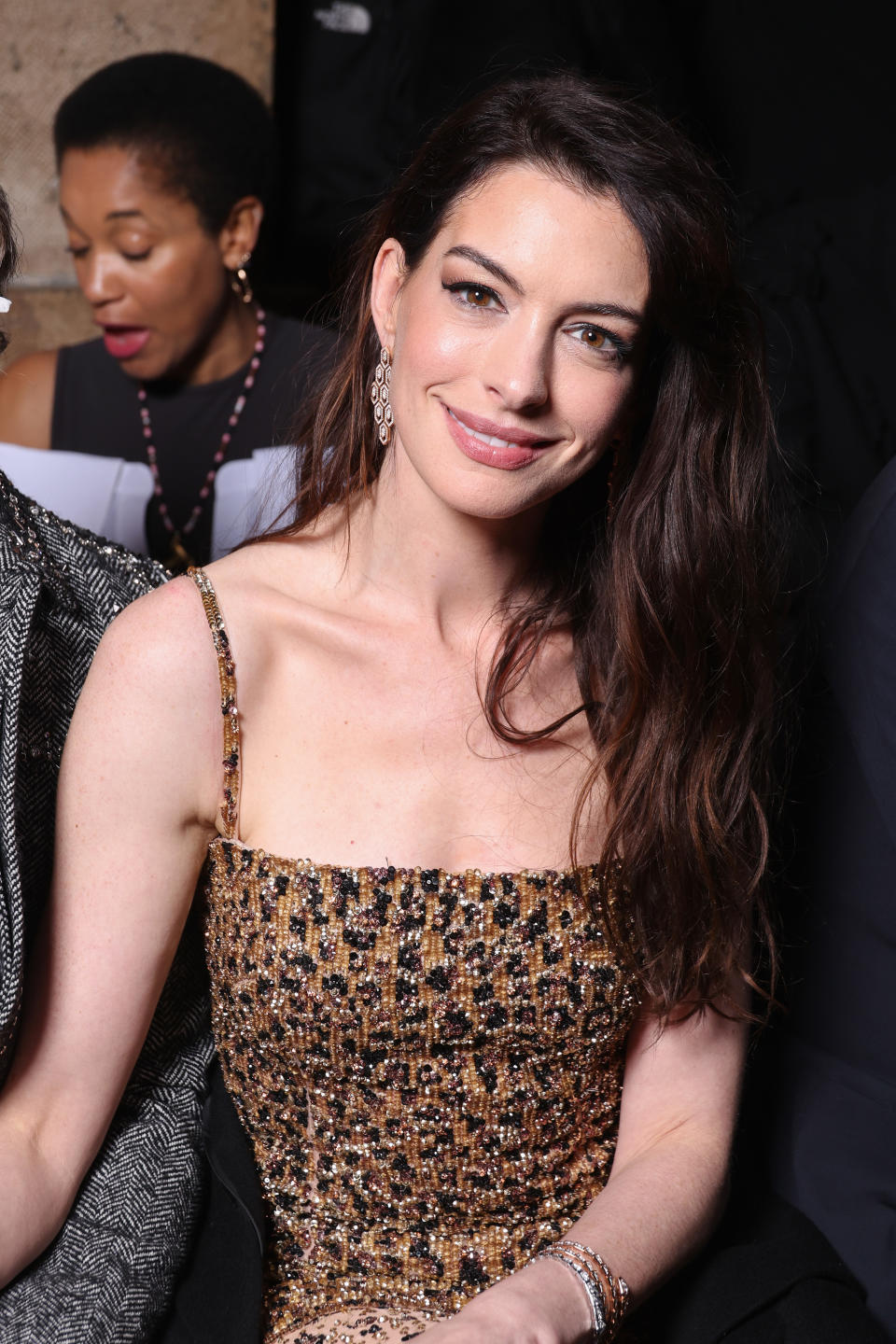 closeup of Anne Hathaway