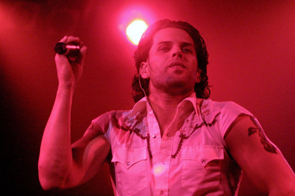 Devin Lima of LFO at the Z100 School Spirit Concert in Long Island, N.Y., in October 2001. (Photo: Gabe Palacio/ImageDirect)