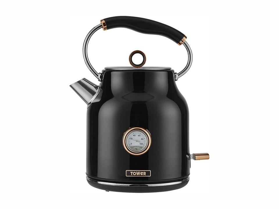 Tower bottega T10020 rapid boil traditional kettle, black and rose gold: Was £69.99, now £34.99, Amazon.co.uk (Amazon)