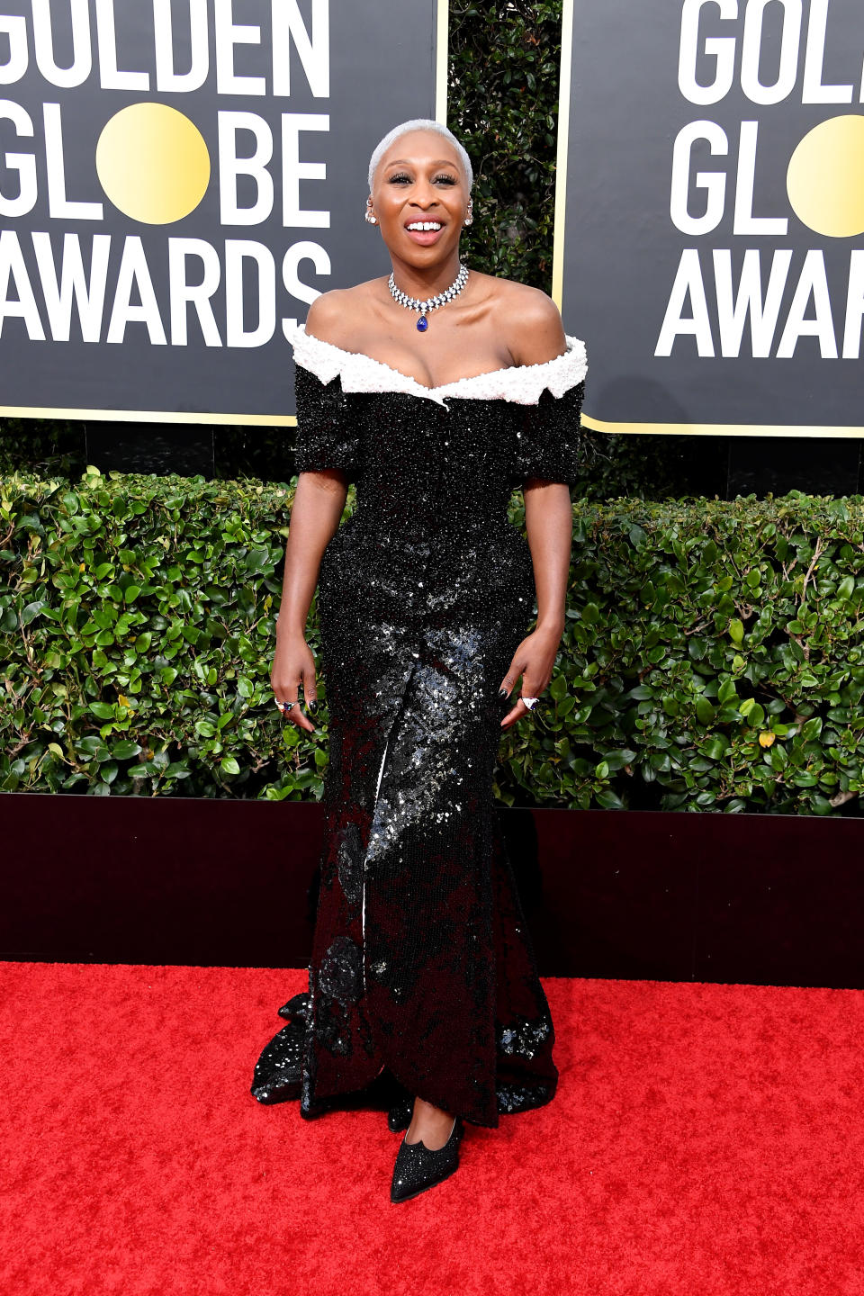 BEVERLY HILLS, CALIFORNIA - JANUARY 05: Cynthia Erivo attends the 77th Annual Golden Globe Awards at The Beverly Hilton Hotel on January 05, 2020 in Beverly Hills, California. (Photo by Steve Granitz/WireImage)