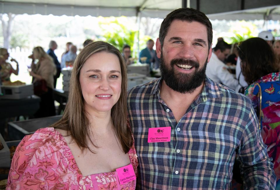 Clay and Carrie Mauritson of Mauritson Wines were one of the featured vintners at the Naples Winter Wine Festival on Saturday, Jan. 27, 2024, at the Ritz Carlton Golf Resort in Naples.