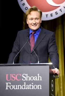 UPDATE: Conan O’Brien Rips Donald Sterling & CAA At Shoah Foundation Event Honoring President Obama