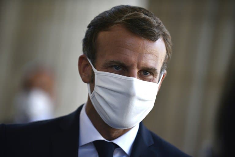 Emmanuel Macron au Panthéon le 4 septembre 2020 pour les 150 ans de la proclamation de la République - Julien DE ROSA © 2019 AFP