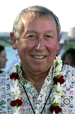 Roy Edward Disney aboard the USS John C. Stennis at the Honolulu, Hawaii premiere of Touchstone Pictures' Pearl Harbor