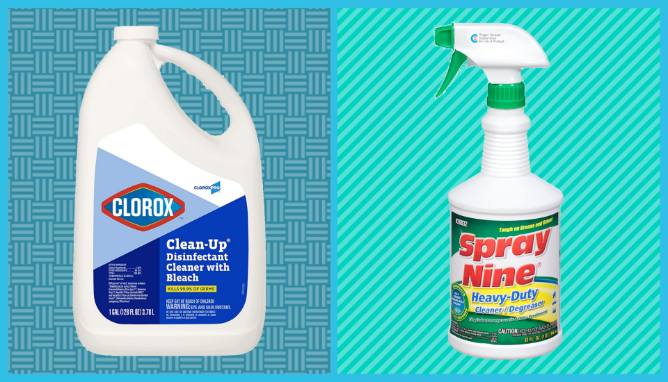 Household disinfectants are available at Amazon: Shop Clorox and Spray Nine. (Photo: Amazon)