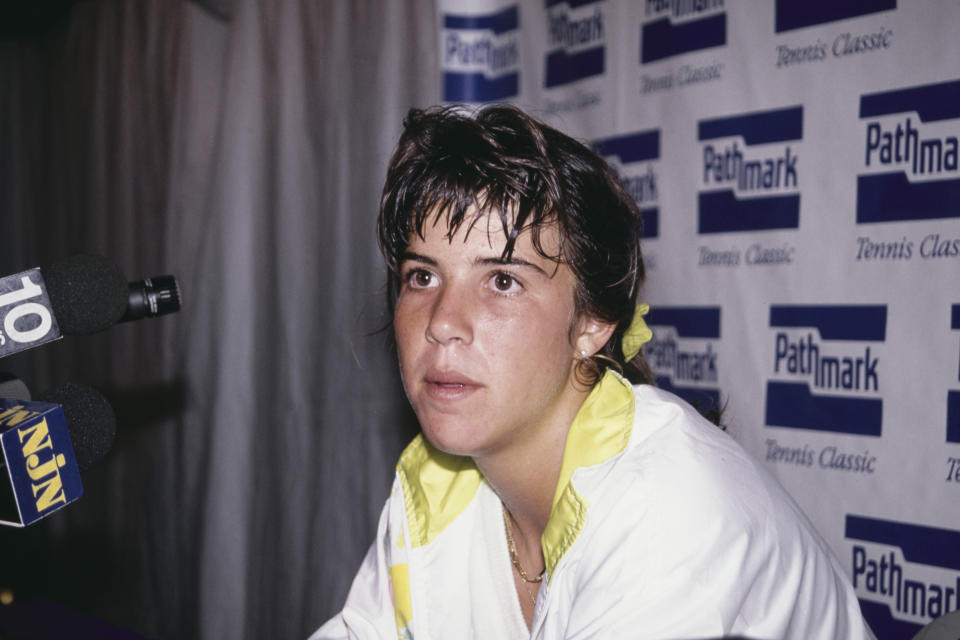 Bei Jennifer Capriati offenbarten sich tieferliegende Probleme, mit dem frühen sportlichen Ruhm umzugehen (Bild: Vinnie Zuffante/Michael Ochs Archives/Getty Images)