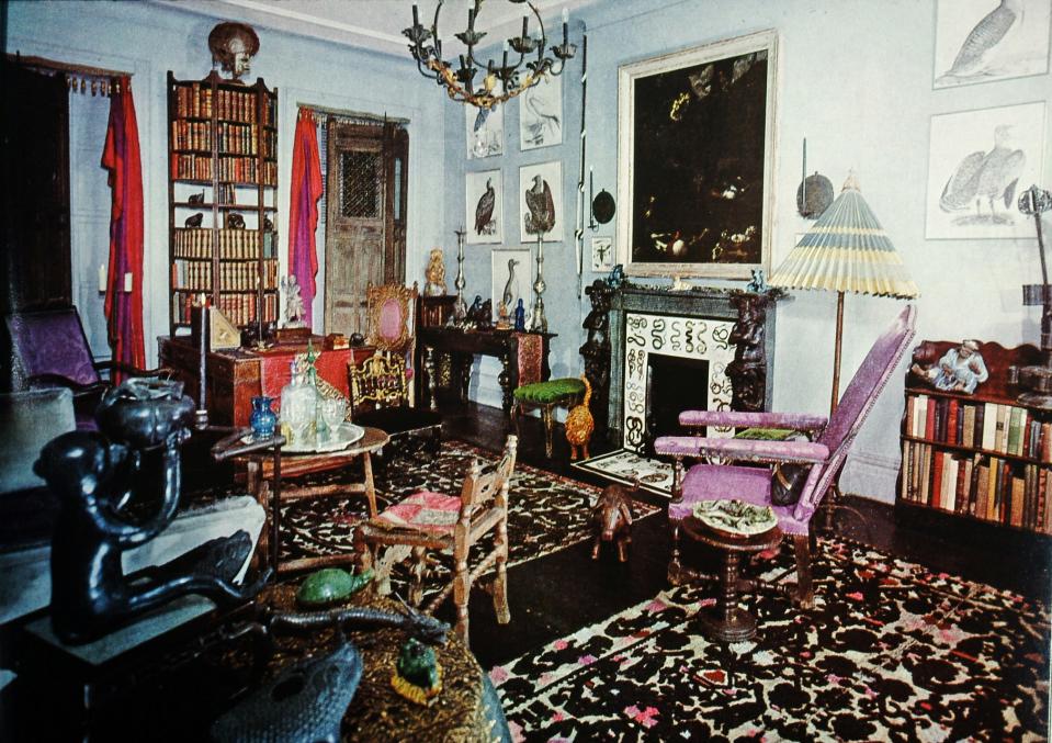 The "ugly room" in Cumming's Manhattan home.