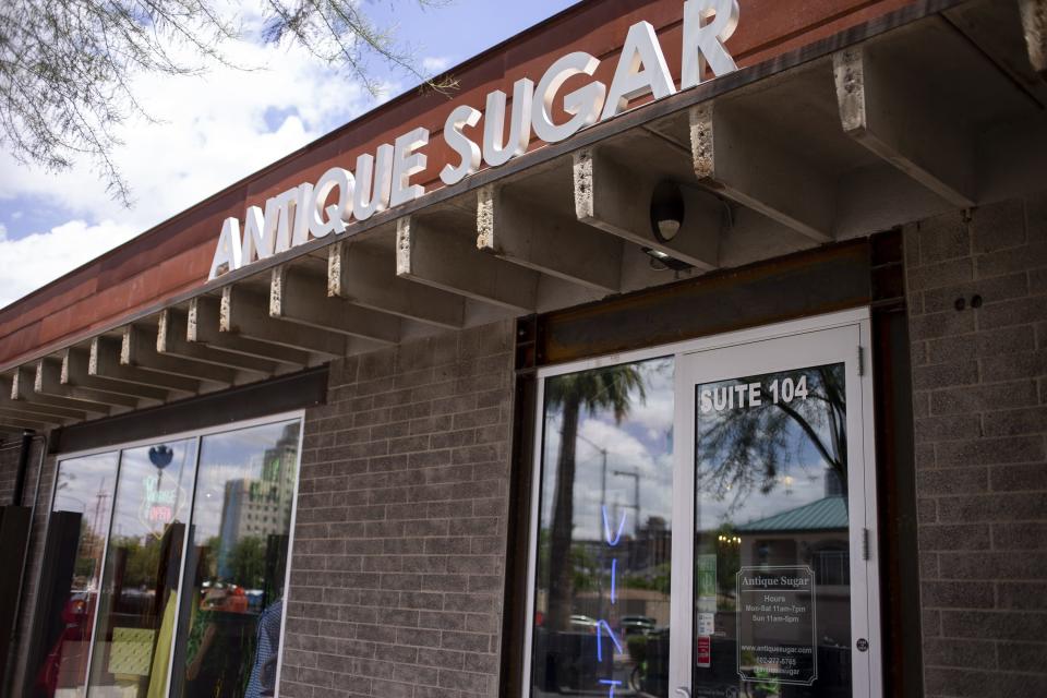 The front of Antique Sugar is seen on July 2, 2020, in Phoenix.
