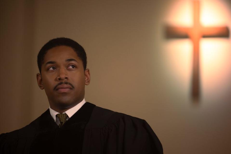 Kelvin Harrison Jr. plays Martin Luther King Jr. in “Genius: MLK/X.” (National Geographic/Richard DuCree)