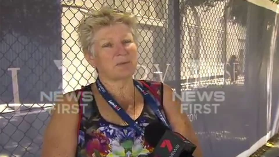 A passenger spoke to 7 News about her experience. Source: 7 News