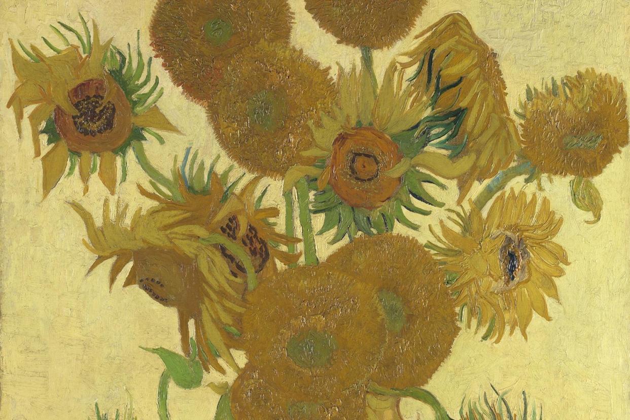 Vincent van Gogh, Sunflowers, 1888: The National Gallery, London/ Bought, Courtauld Fund, 1924