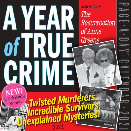 Find this <a href="https://fave.co/36X5chS" target="_blank" rel="noopener noreferrer">A Year of True Crime Page-A-Day 2021 Calendar for $10</a> at Always Fits.