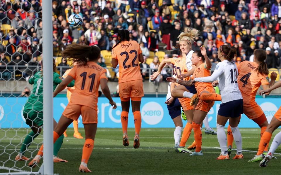 Lindsey Horan scores - US women's team refuse to sing national anthem before World Cup draw with Netherlands