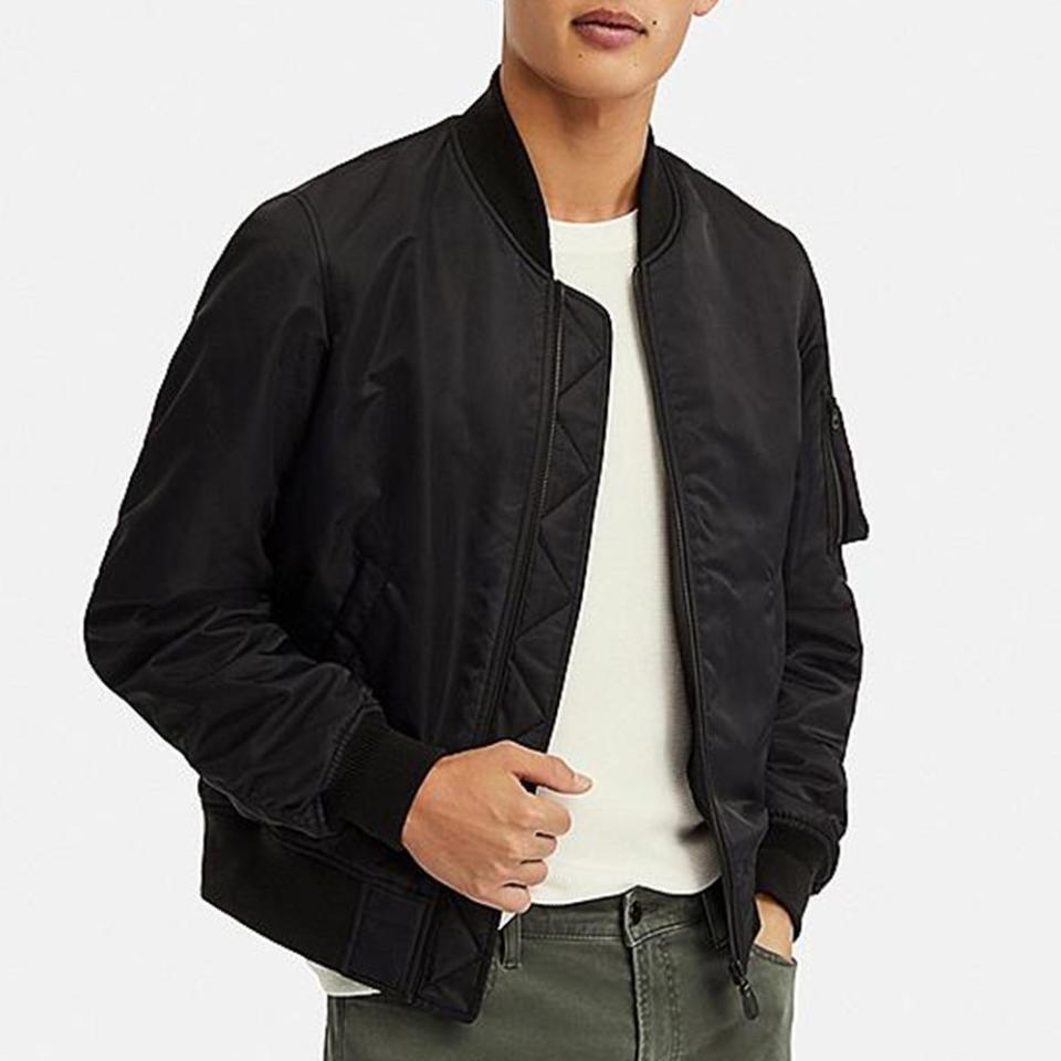 5) Uniqlo Men MA-1 Bomber Jacket