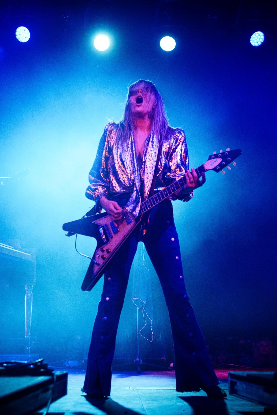 Grace Potter plays during day 1 of the Grand Point North Music festival at Waterfront park on Saturday, Sept. 14, 2019 in Burlington, Vermont.