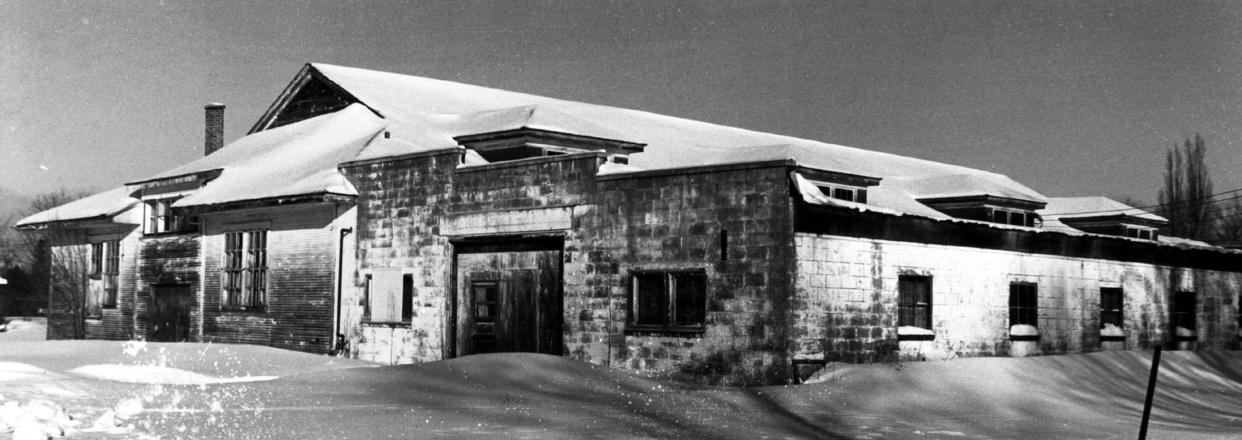 The Inn garage, here enlarged for 50 cars.