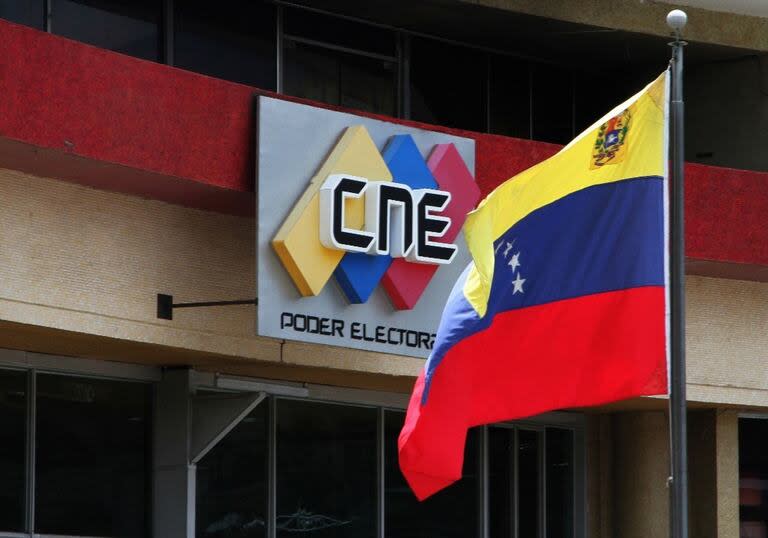 La sede del Consejo Nacional Electoral (CNE) en Caracas