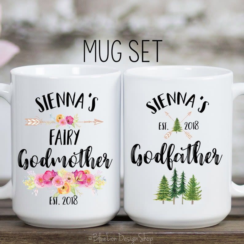 Personalized Coffee Mug Set