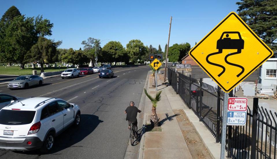 Scenic Road in Modesto, Calif., Friday, May 17, 2024.