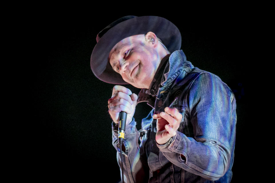 OTTAWA, ON - OCTOBER 18:  Gord Downie performs his 