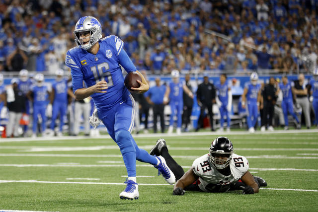 Jared Goff, defense carry Lions past Falcons 20-6