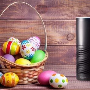 Amazon Echo easter basket