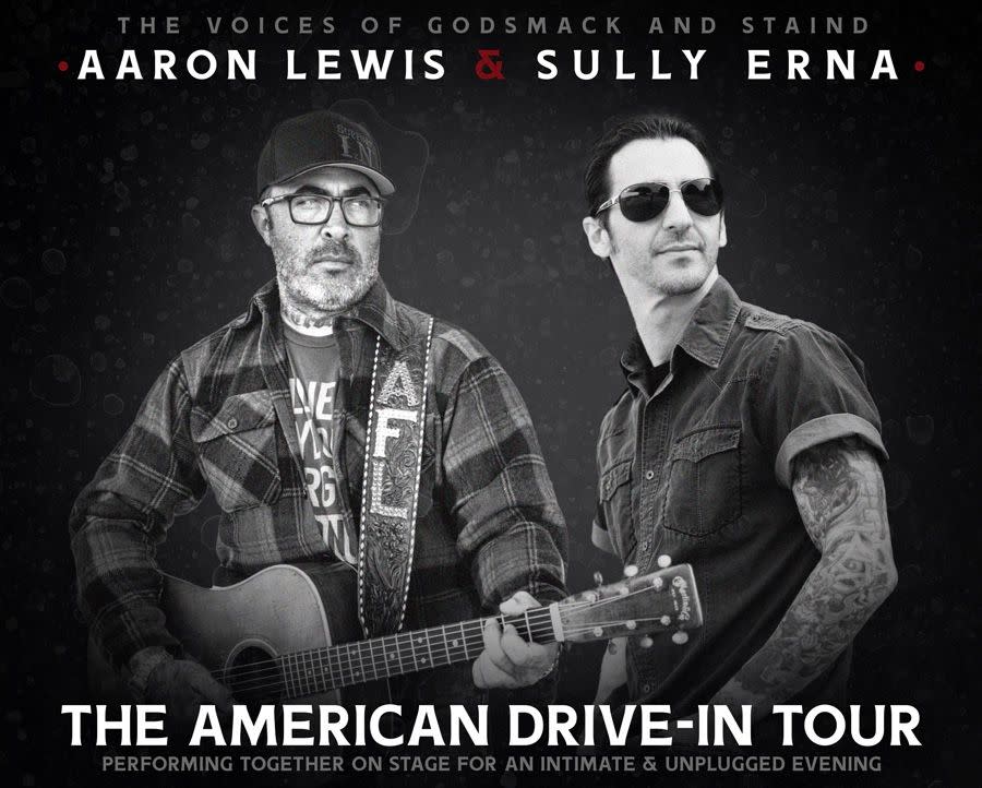 Aaron Lewis Sully Erna tour poster