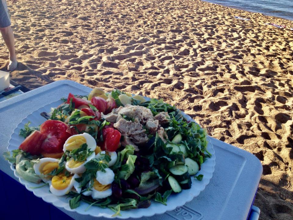 We'll eat niçoise salad on the beach again some day.