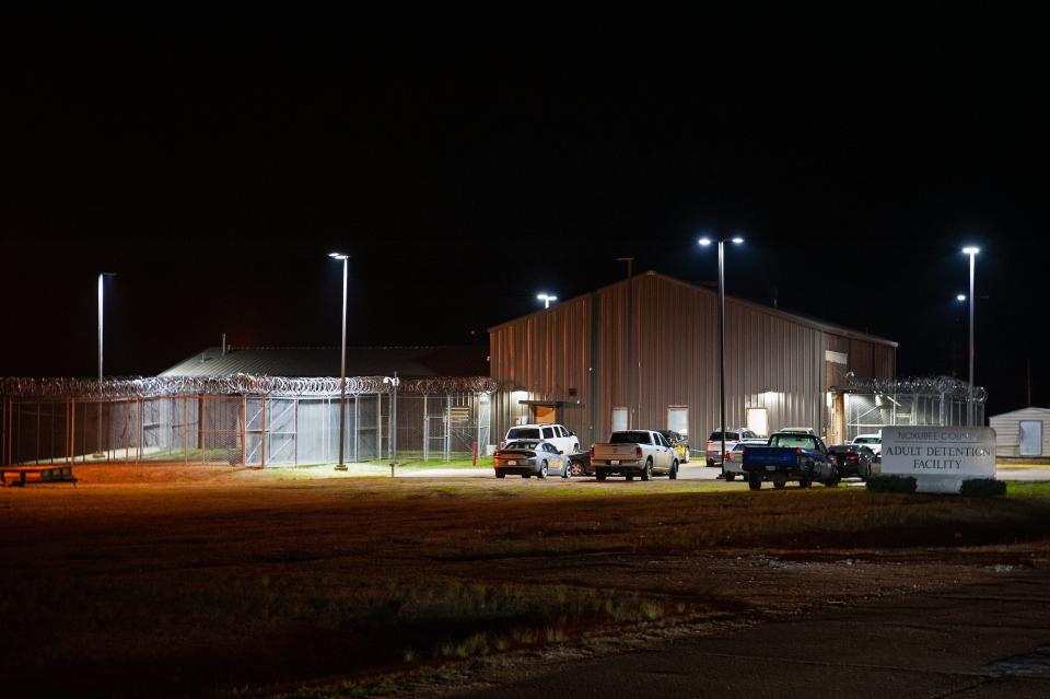 The current Noxubee County Adult Detention Facility is down the street from the old jail in Macon.