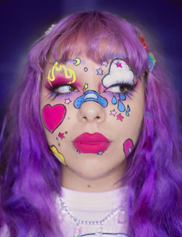 Kidcore, la tendance makeup qui va ravir les grands enfants - Elle