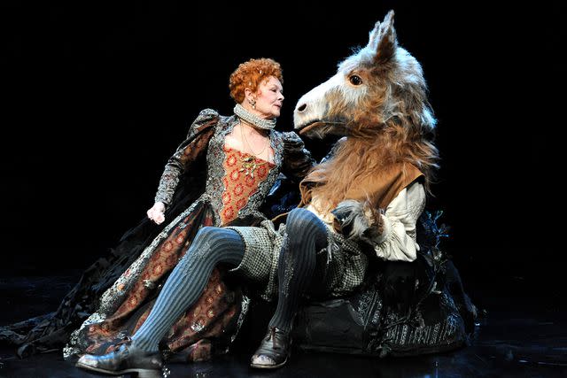 <p>Robbie Jack/Corbis via Getty Images</p> Dench playing Titania in 'A Midsummer Night's Dream'