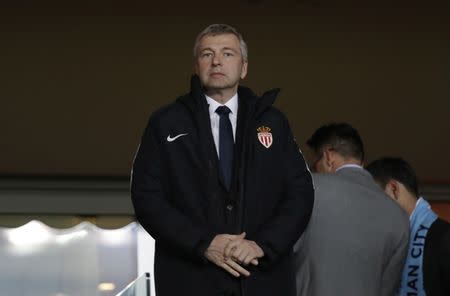 Soccer Football - AS Monaco v Manchester City - UEFA Champions League Round of 16 Second Leg - Stade Louis II, Monaco - 15/3/17 Monaco president Dmitry Rybolovlev in the stands Reuters / Eric Gaillard Livepic