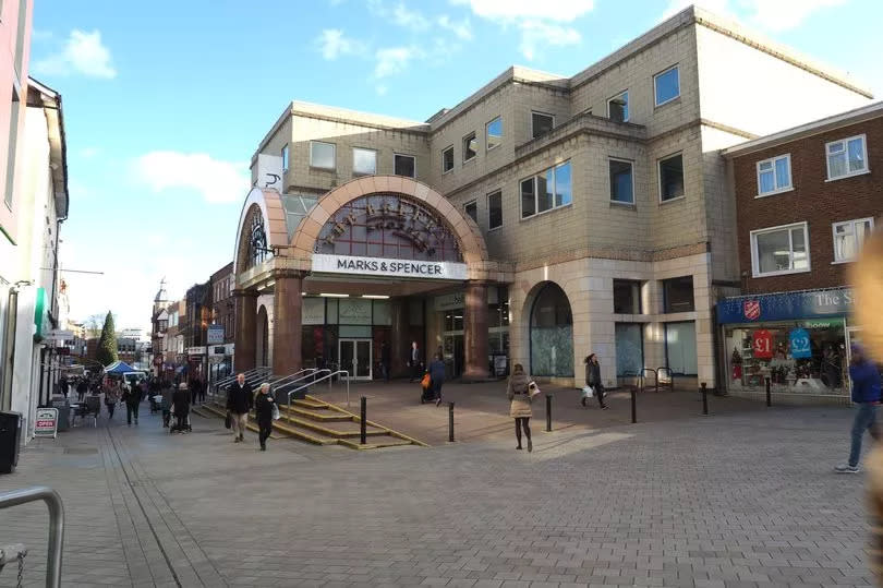 The Belfry Shopping Centre entrance