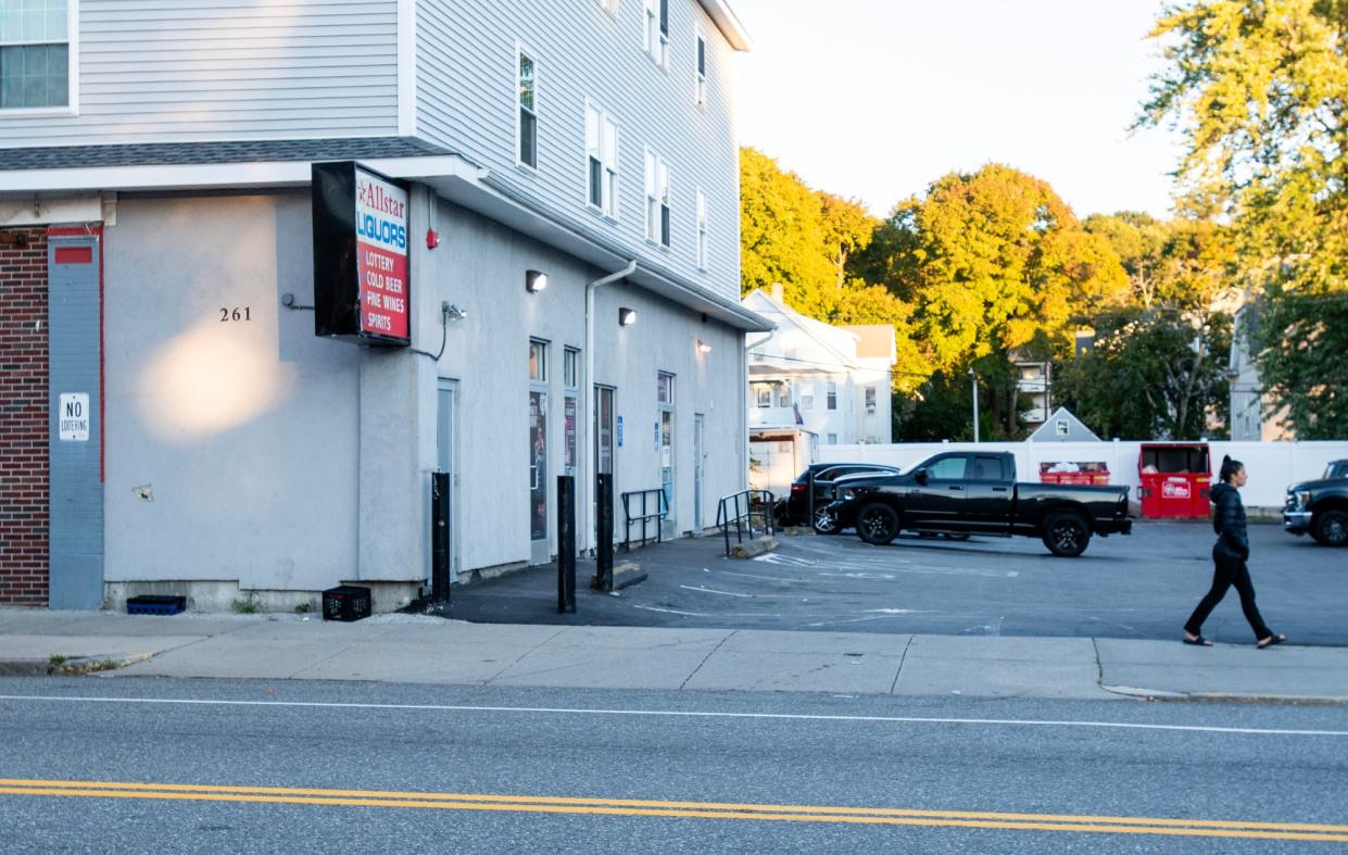 The former location of Houghton's Market on Lincoln Street in Worcester, now a parking lot.