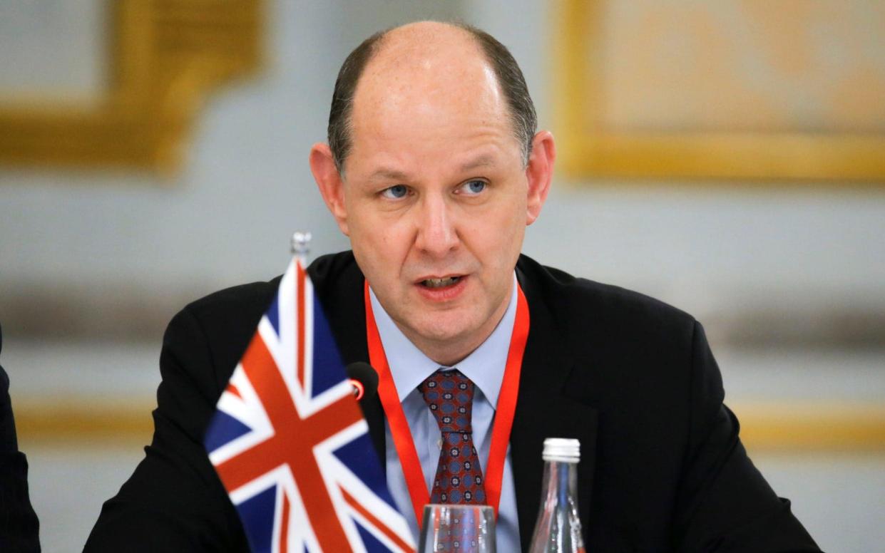 Sir Philip Barton, U.K. Foreign and Commonwealth Office - Thomas Peter/Pool Photo via AP