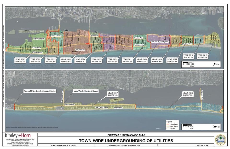 Work on the town's 10-year, $128 million undergrounding project is expected to be complete in 2026.