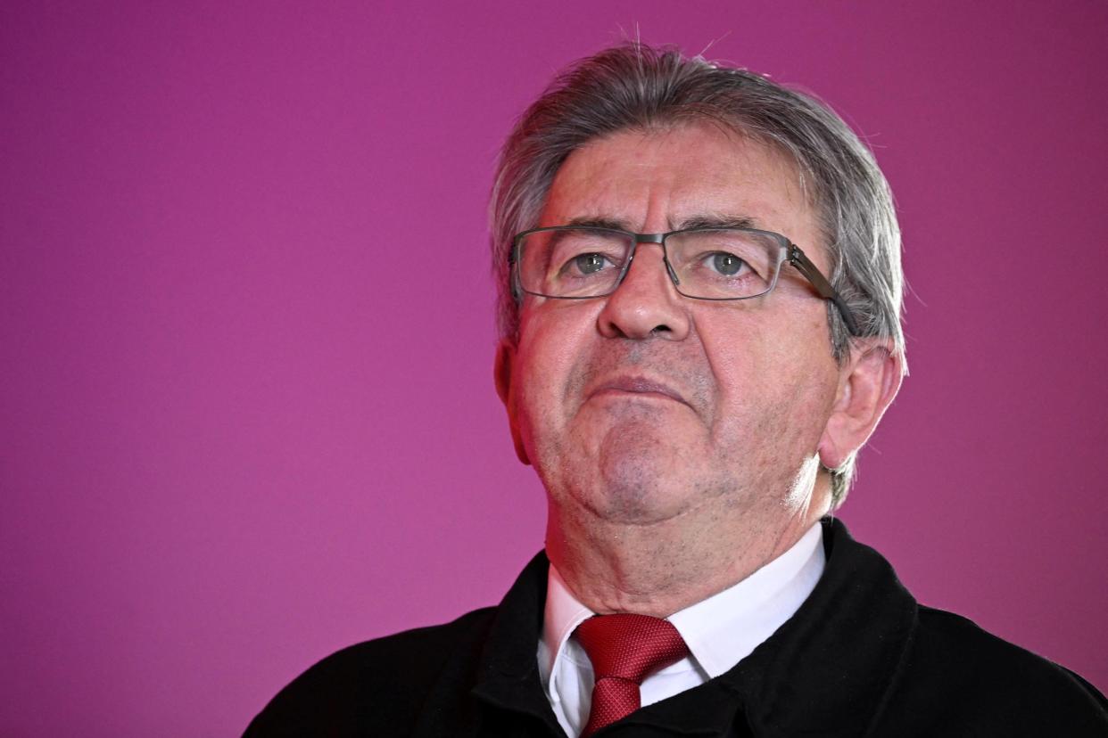 Le fondateur de la France insoumise, Jean-Luc Mélenchon, photographié le 15 mars à Chevilly-Larue (illustration).