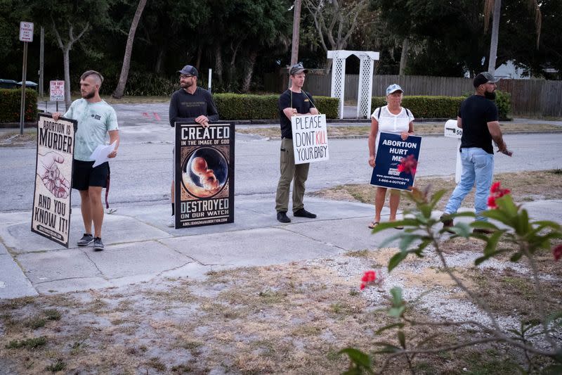 An abortion clinic prepares to close its doors ahead of Florida's abortion ban, in Fort Pierce