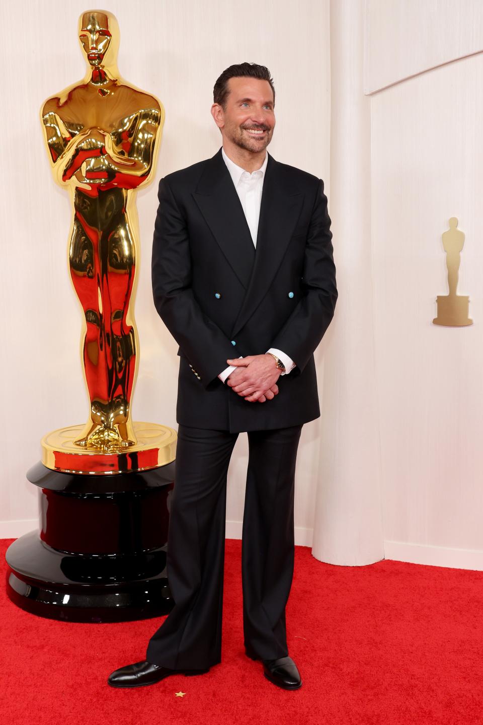 HOLLYWOOD, CALIFORNIA - MARCH 10: Bradley Cooper attends the 96th Annual Academy Awards on March 10, 2024 in Hollywood, California. (Photo by Mike Coppola/Getty Images)