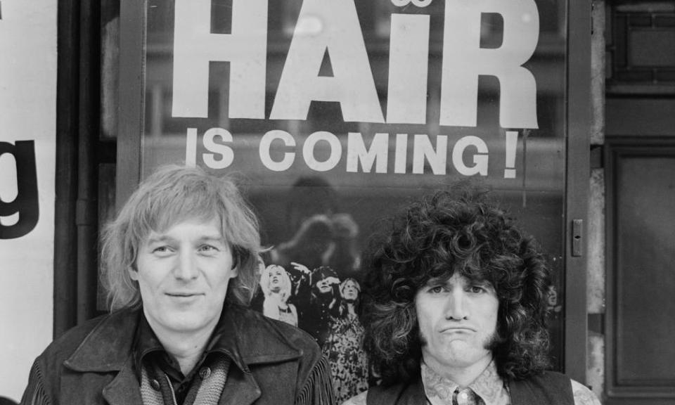 James Rado, left, with his Hair co-author, the actor Gerome Ragni in 1968.