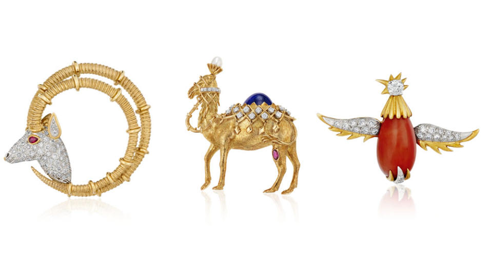 Tiffany & Co. Schlumberger Animal Brooches